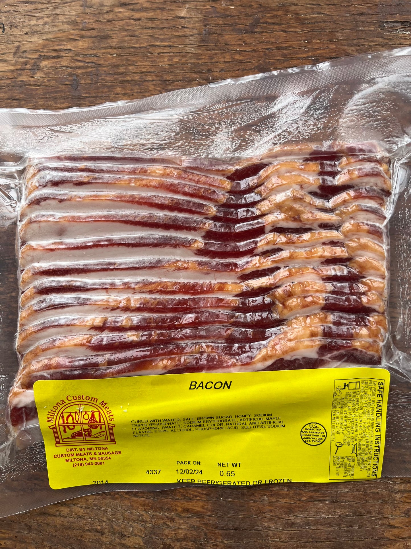 Bacon, Smoked and Cured