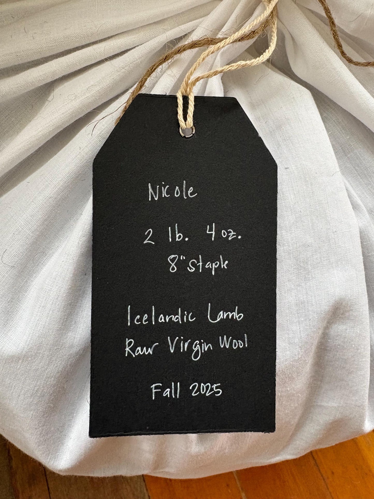 Icelandic Lamb Raw Wool Fleece (Fall Shearing)