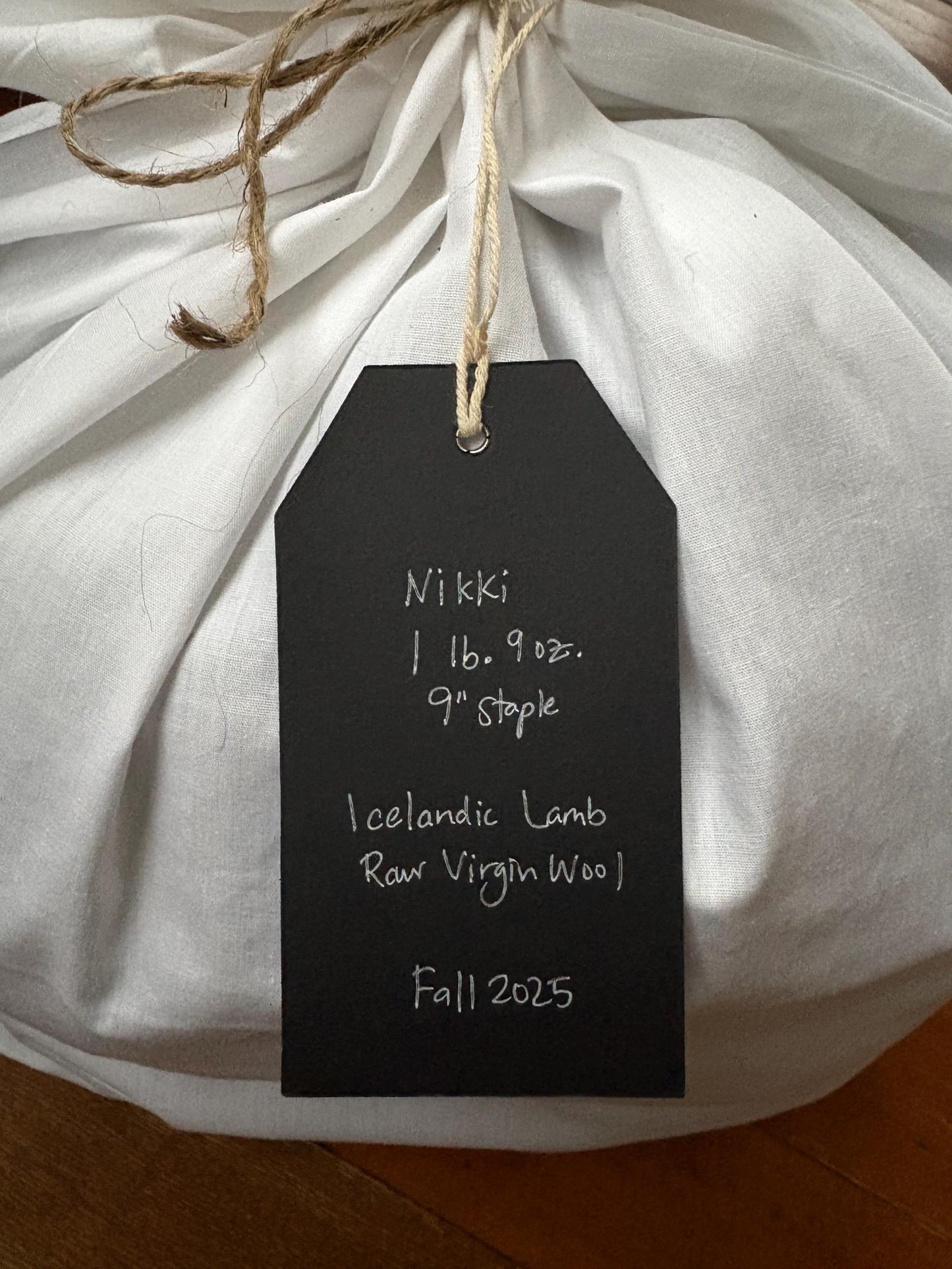 Icelandic Lamb Raw Wool Fleece (Fall Shearing)