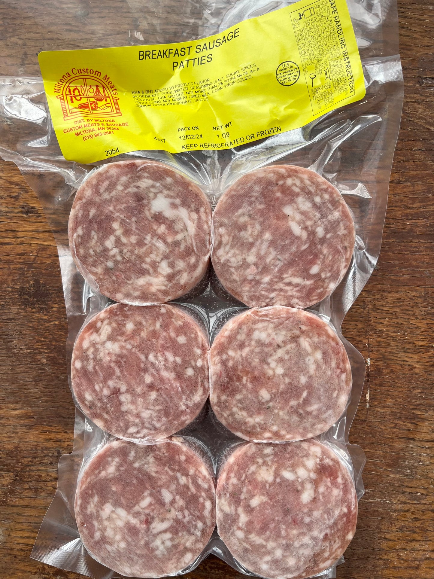 Breakfast Sausage Patties