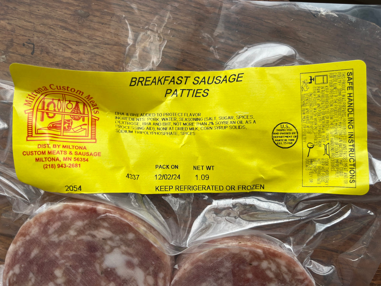 Breakfast Sausage Patties