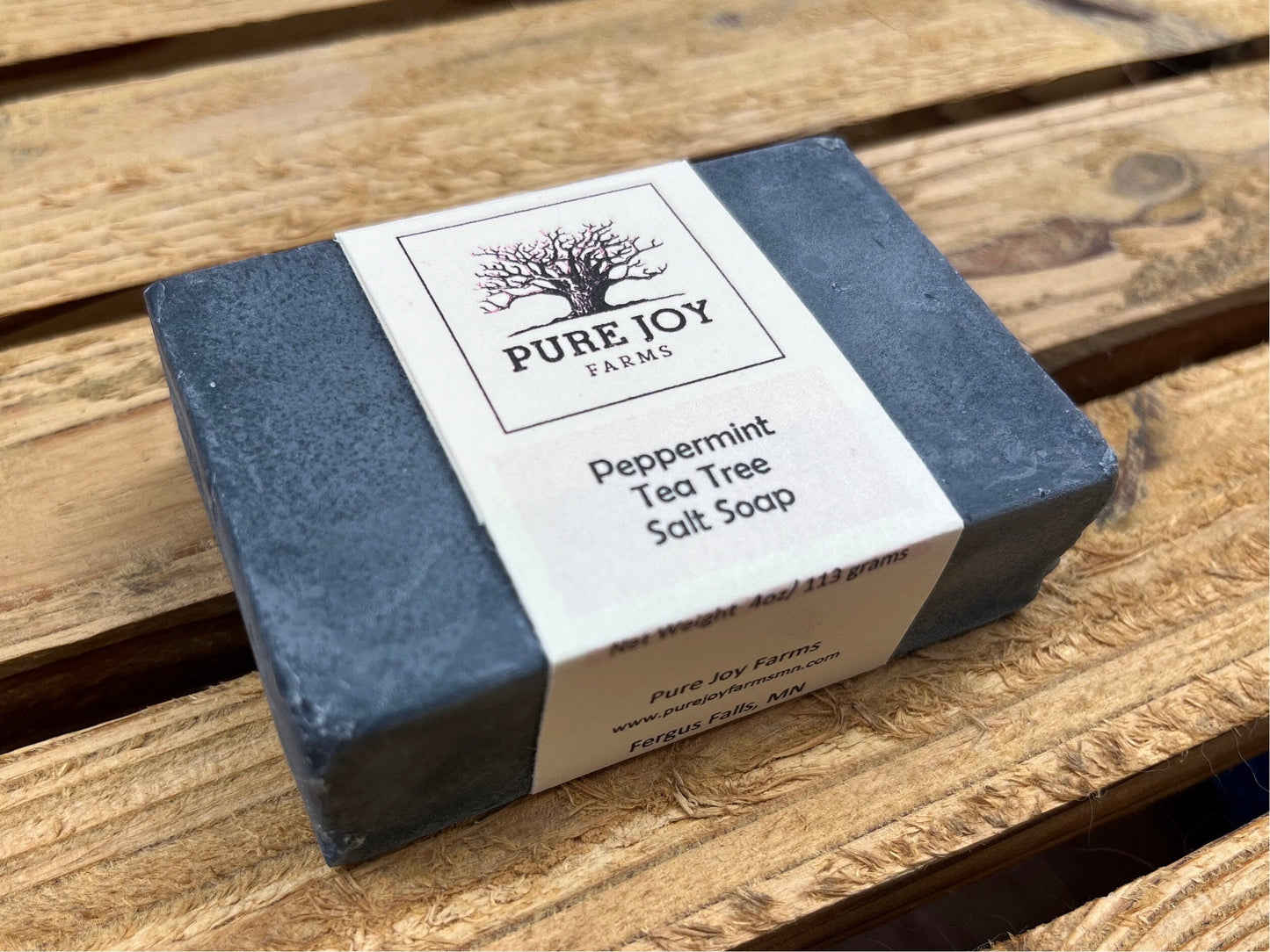 Peppermint Tea Tree Salt Soap (exfoliating)