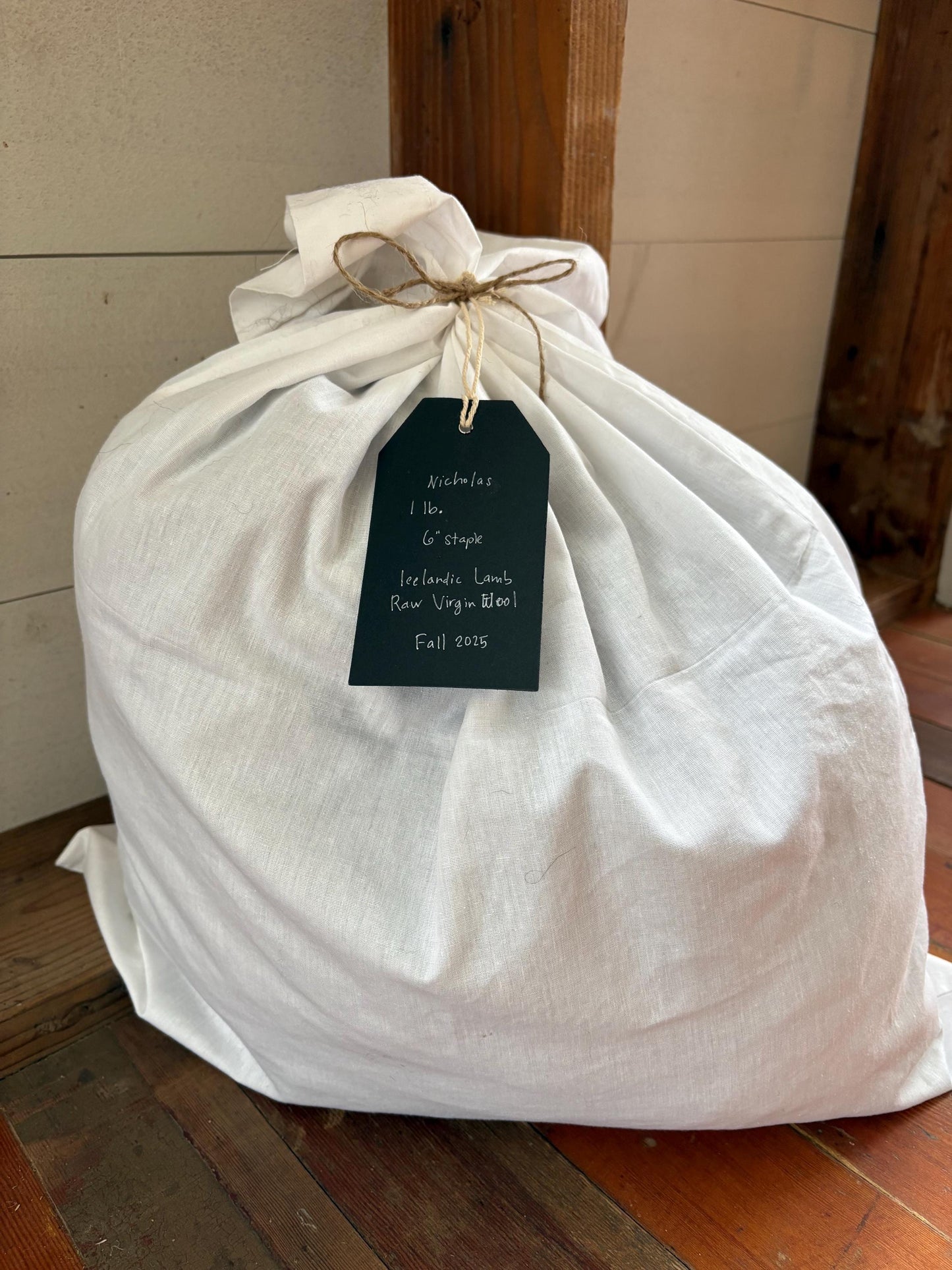 Icelandic Lamb Raw Wool Fleece (Fall Shearing)