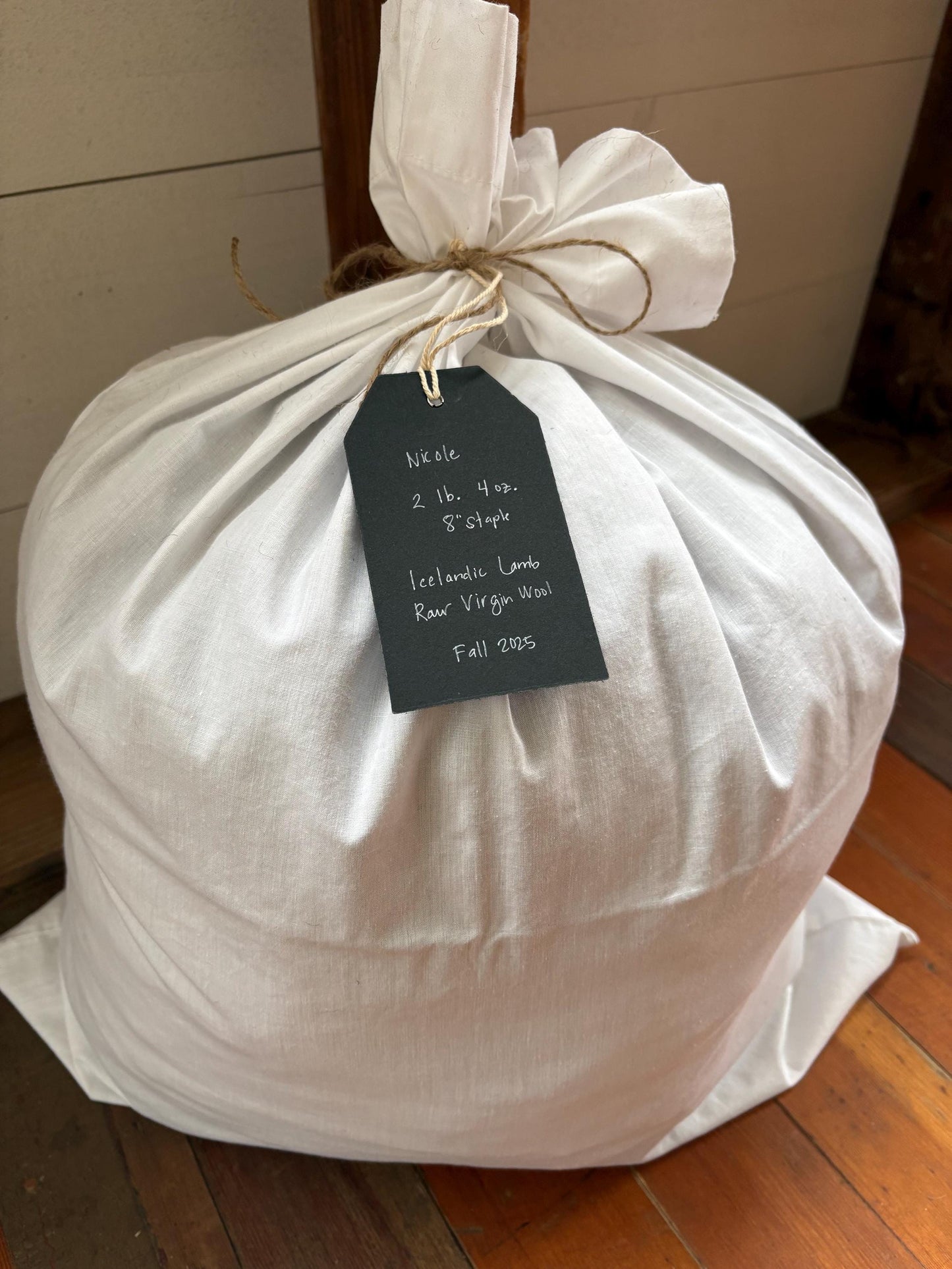 Icelandic Lamb Raw Wool Fleece (Fall Shearing)