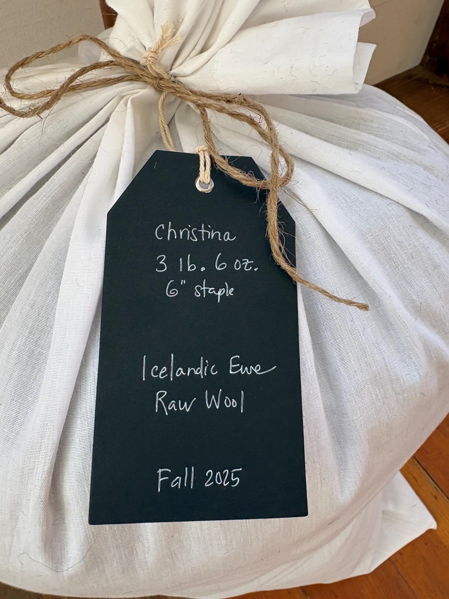 Icelandic Ewe Raw Wool Fleece (Fall Shearing)