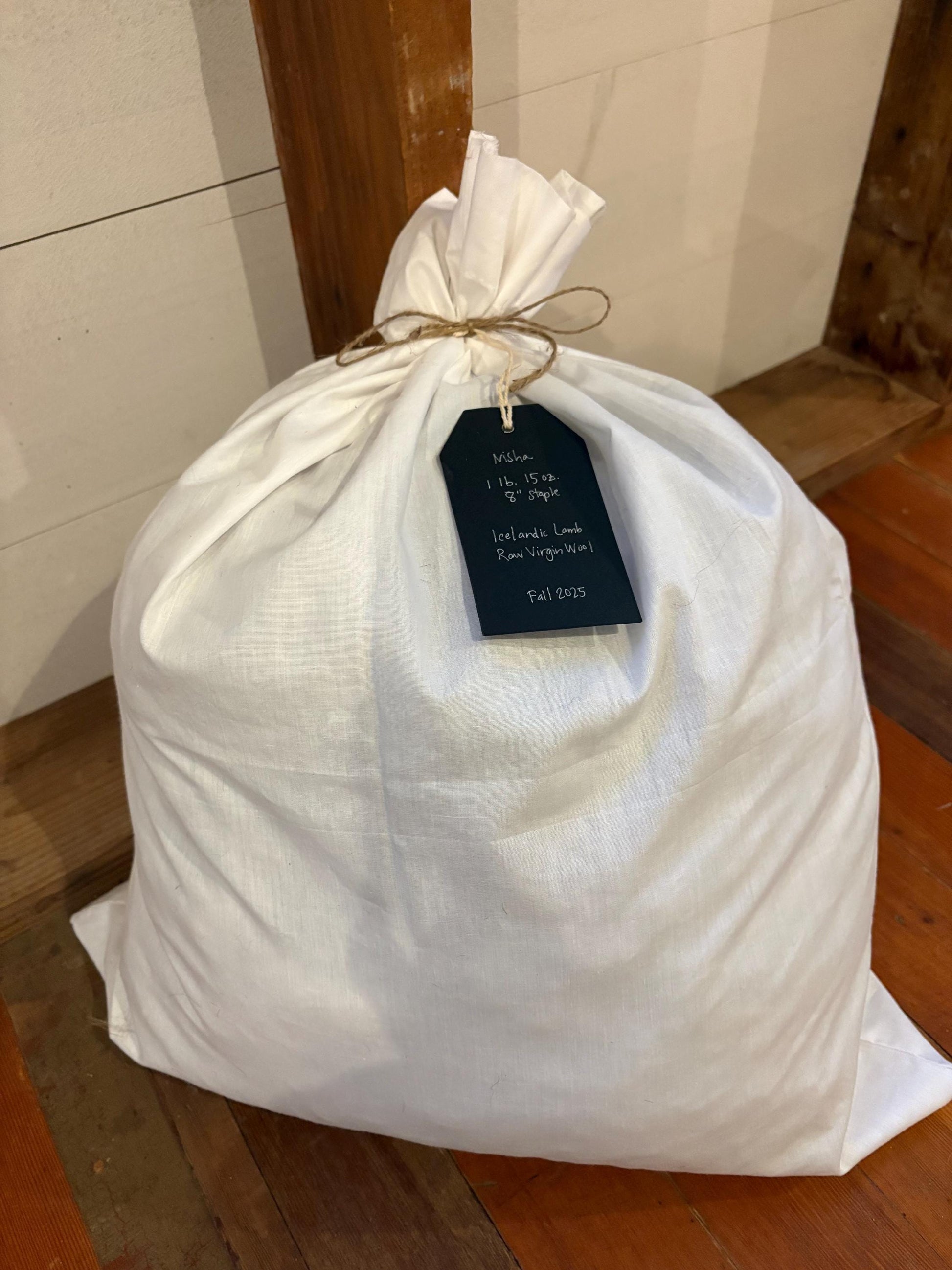 Icelandic Lamb Raw Wool Fleece (Fall Shearing)