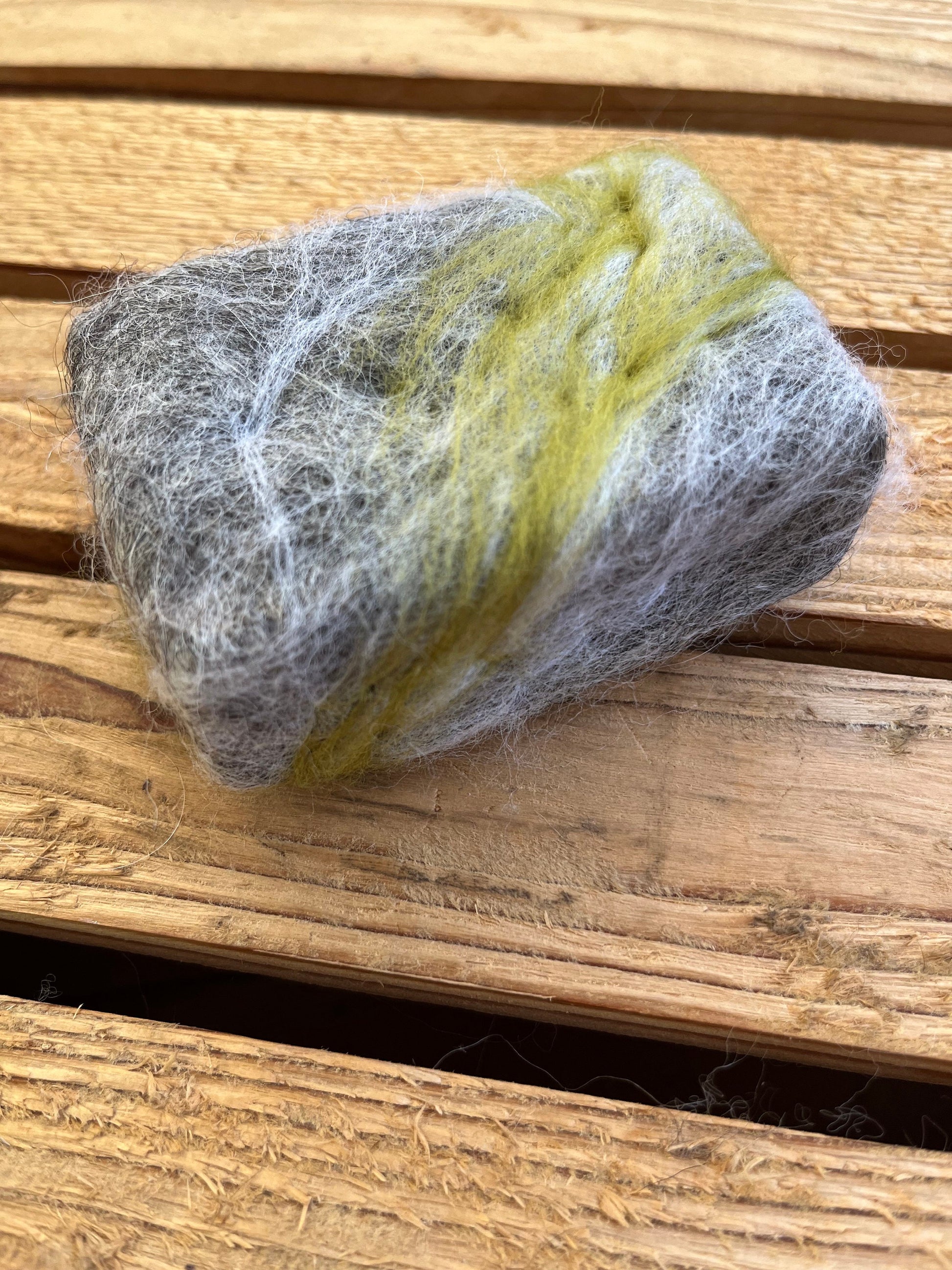 Felted Wool Icelandic Sheep Milk Bar Hand Soap